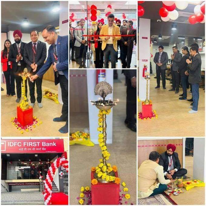 YES Bank & IDFC FIRST Bank activities — golf tournament & branch inauguration