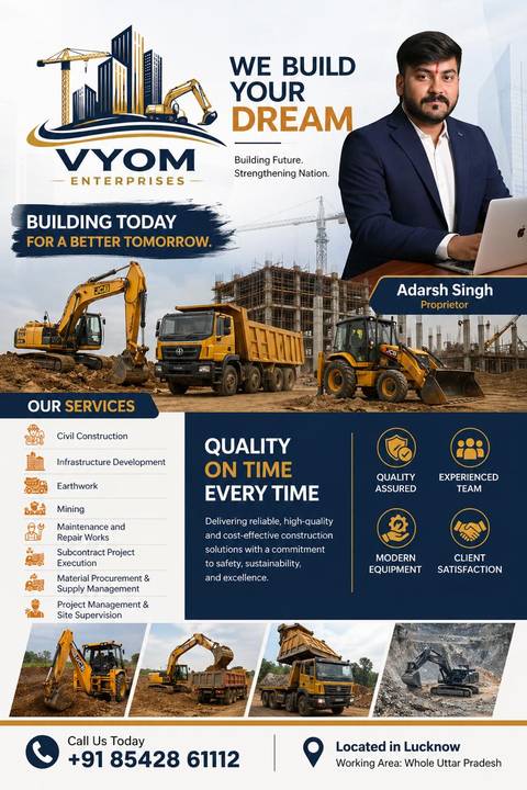 Infra & Construction — Business branding